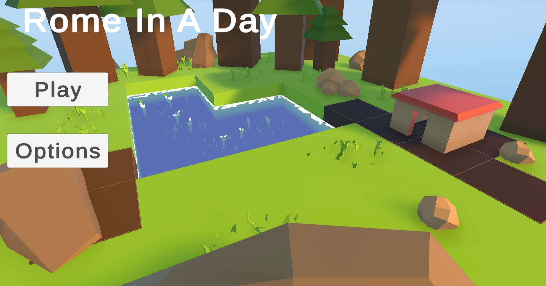 Title Screen of Rome In A Day